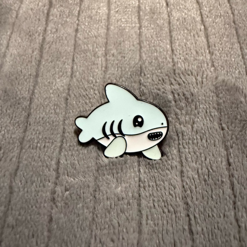 Shark Enamel Pin